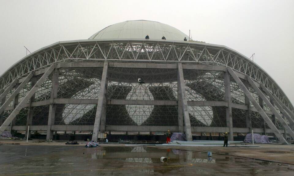 海西温泉馆网架工程